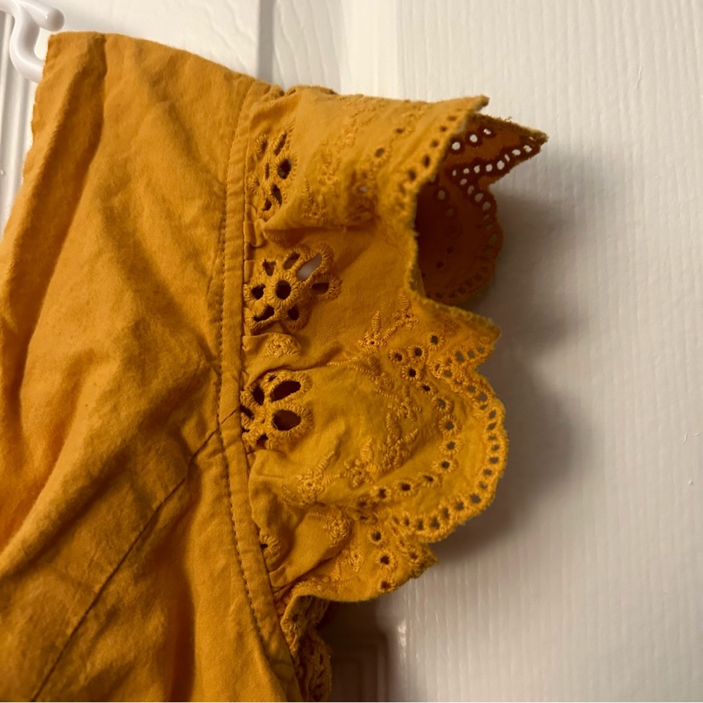 Forever 21 Plus Blouse Yellow Size 2X - Picture 2 of 6